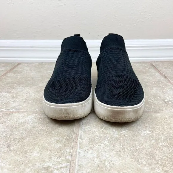Steve Madden Beale Knit Slip-On Black Sneakers