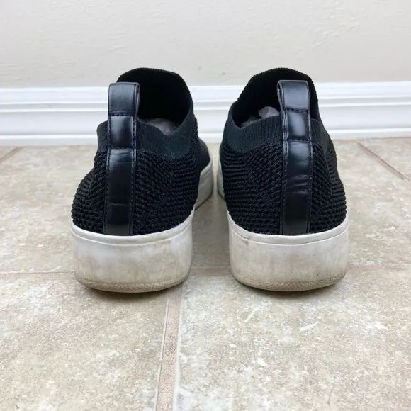 Steve Madden Beale Knit Slip-On Black Sneakers