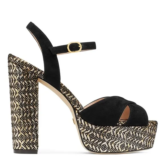 Stuart Weitzman Block Platform Heel Size 7 1/2
