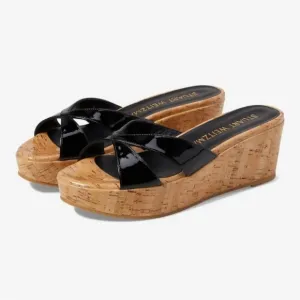 Stuart Weitzman Carmen Platform Slides/Dust Bag is included