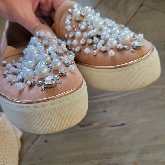 Stuart Weitzman Decor Jeweled flats shoes 36.5