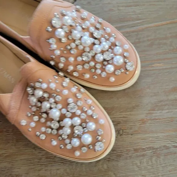 Stuart Weitzman Decor Jeweled flats shoes 36.5
