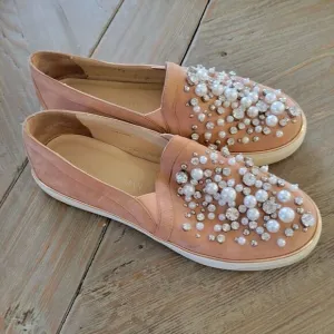 Stuart Weitzman Decor Jeweled flats shoes 36.5