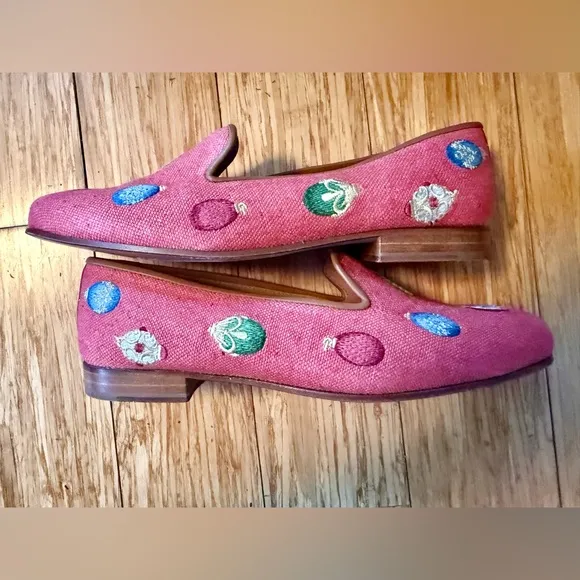 Stubbs &amp; Wootton empress Rosefinch skippers loafers 8.5