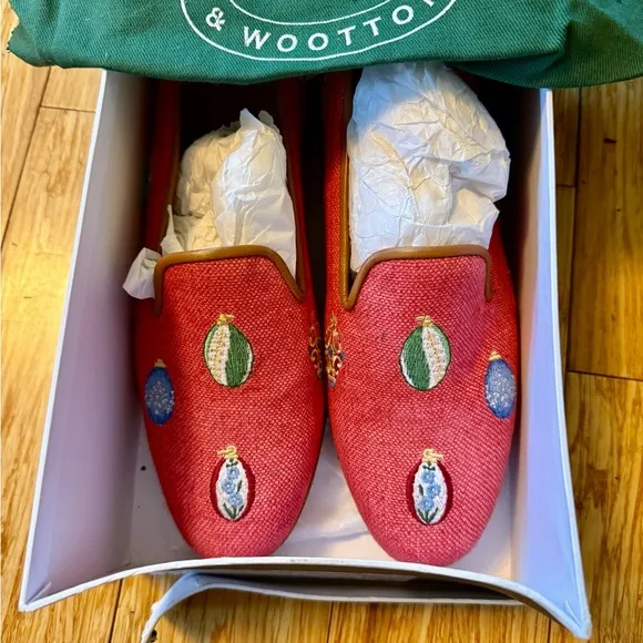 Stubbs &amp; Wootton empress Rosefinch skippers loafers 8.5