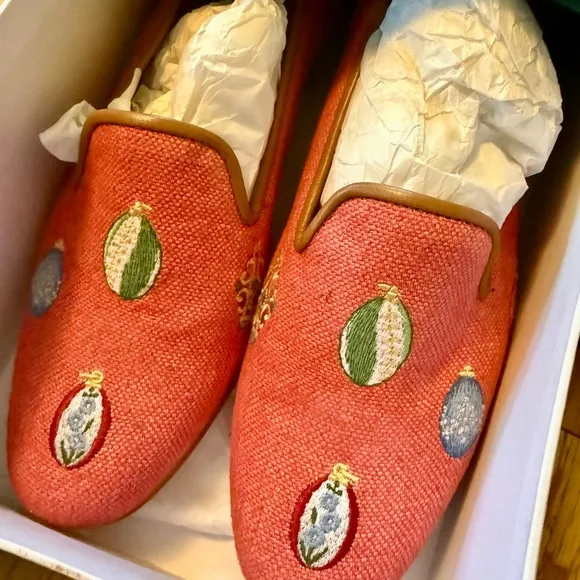 Stubbs &amp; Wootton empress Rosefinch skippers loafers 8.5