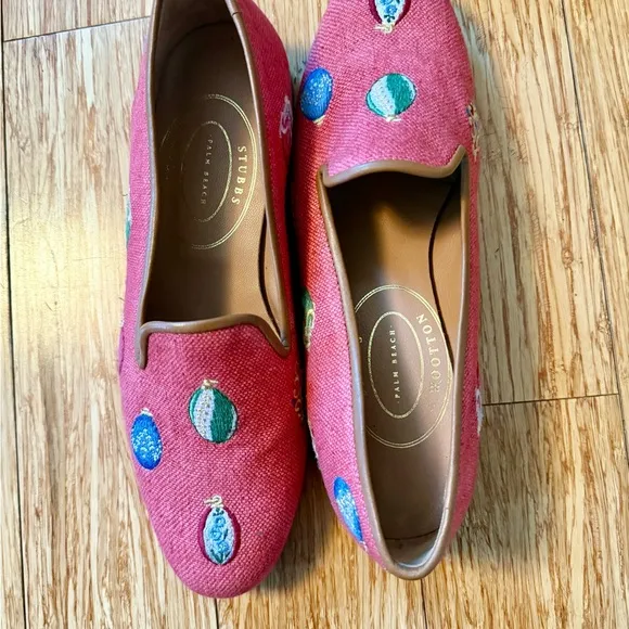 Stubbs &amp; Wootton empress Rosefinch skippers loafers 8.5