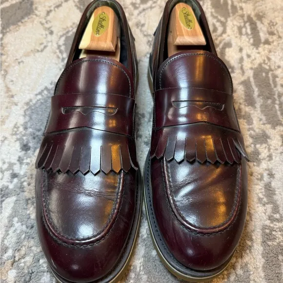 Suitsupply Formal Shoes Men's EU 42 US 9 Tassel Leather Slip On Made In Italy