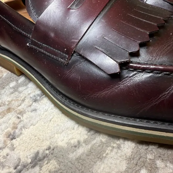 Suitsupply Formal Shoes Men's EU 42 US 9 Tassel Leather Slip On Made In Italy
