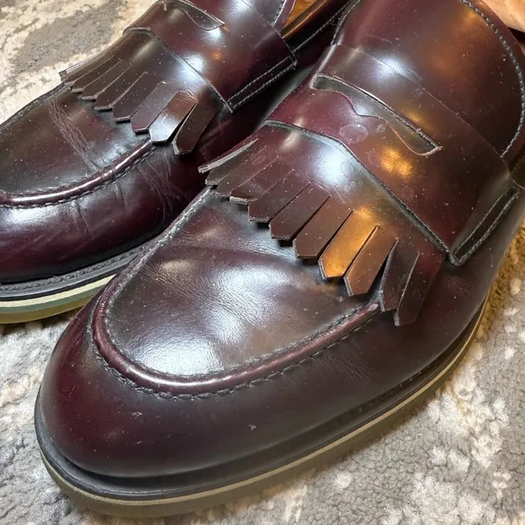 Suitsupply Formal Shoes Men's EU 42 US 9 Tassel Leather Slip On Made In Italy