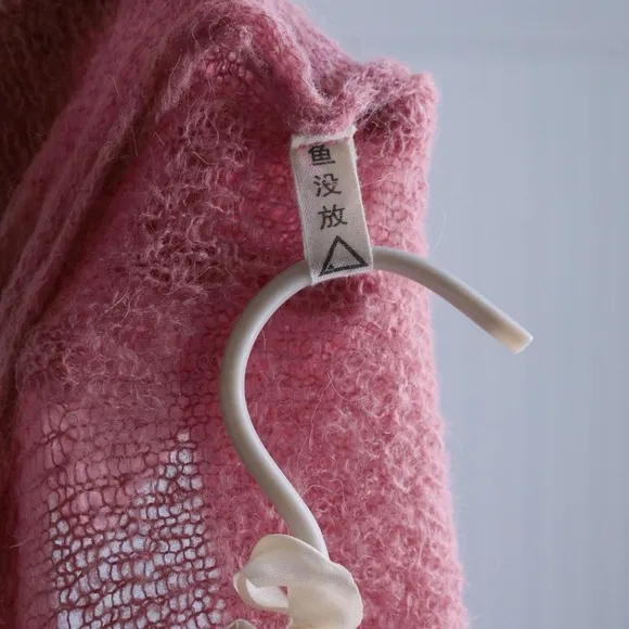 Super soft dusty rose longline lightweight cardigan