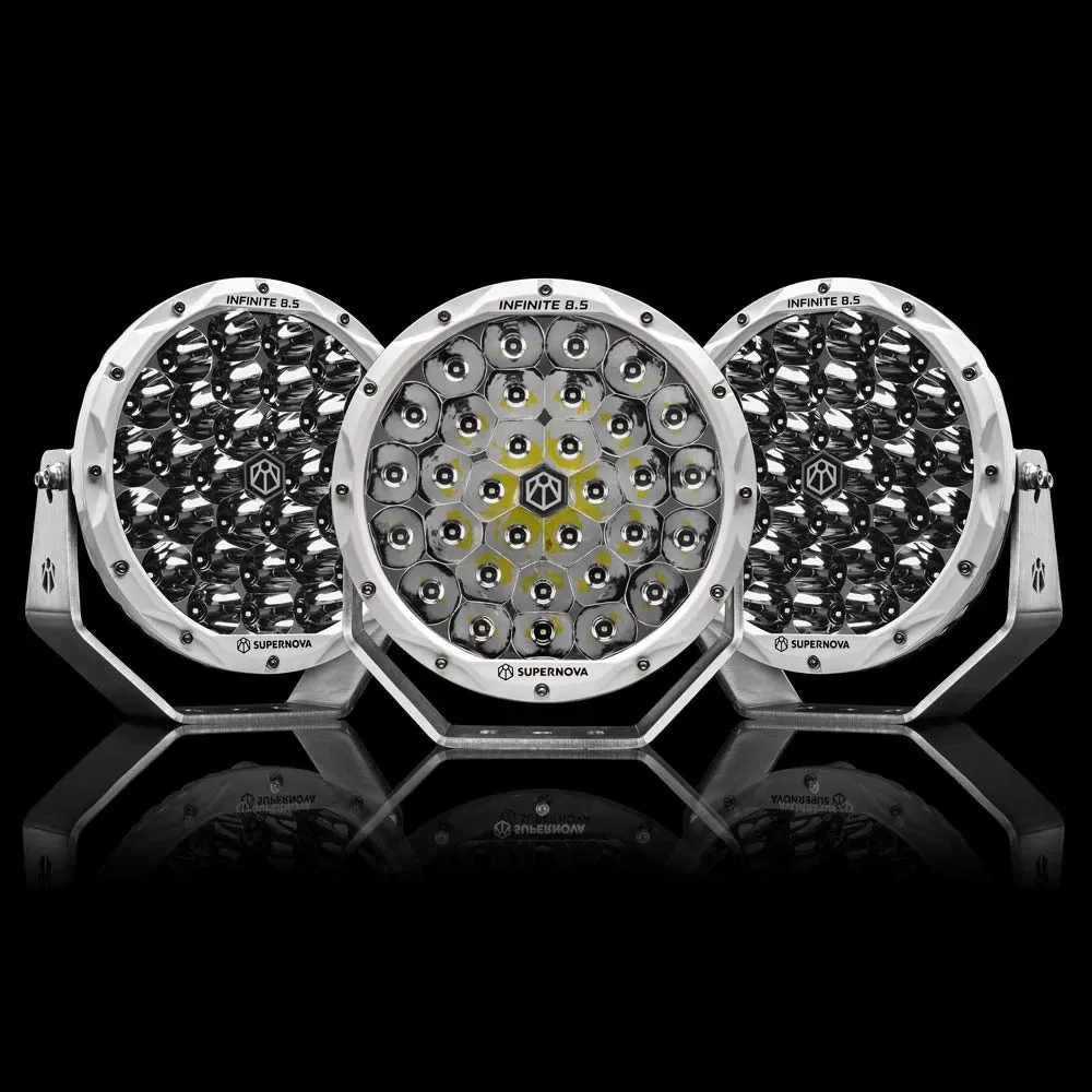 Supernova Infinite 8.5 LED Driving Lights - Polar Edition - TRIPLE