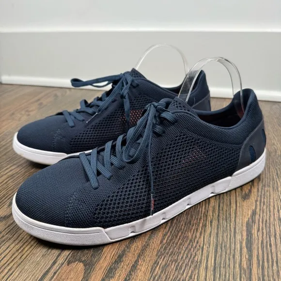 Swims Breeze Tennis Knit Navy Sneakers size 13