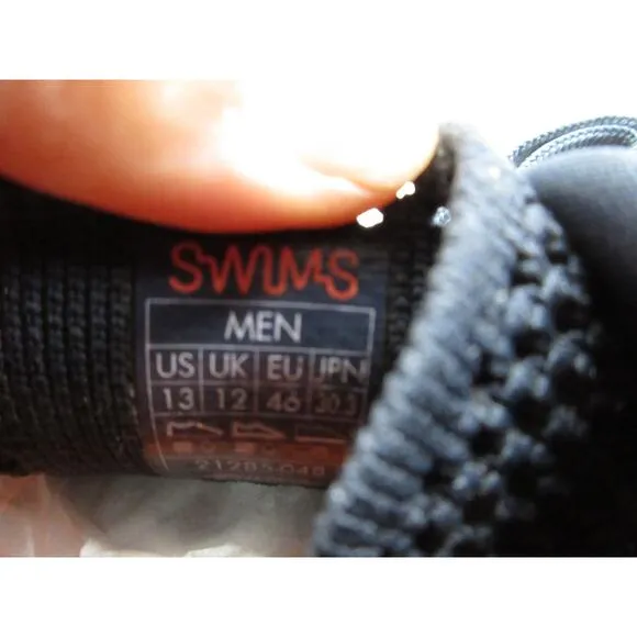 SWIMS Men’s Breeze Tennis Knit Machine-Washable , Core-Navy/White, 13-used