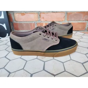 Sz 8.5 Vans Men's Atwood Suede Brown Black Gum Skate Casual Shoes Rare