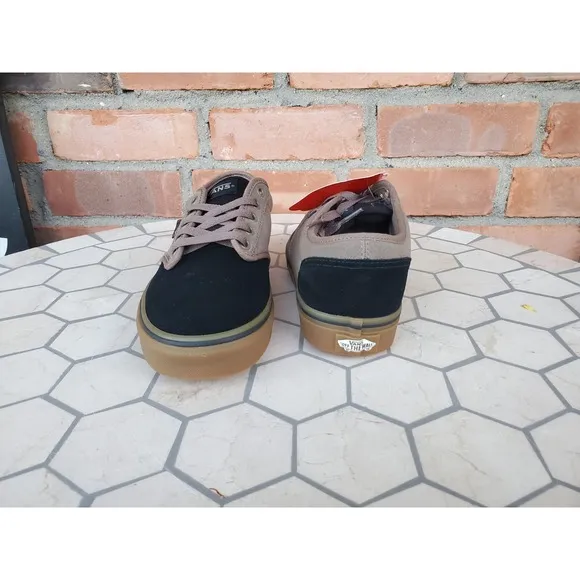 Sz 8.5 Vans Men's Atwood Suede Brown Black Gum Skate Casual Shoes Rare