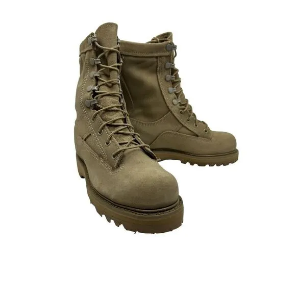 Tan Bates Uniform Footwear Boots 4.5 WIDE UNISEX SEE MEASUREMENTS GORE-TEX NEW
