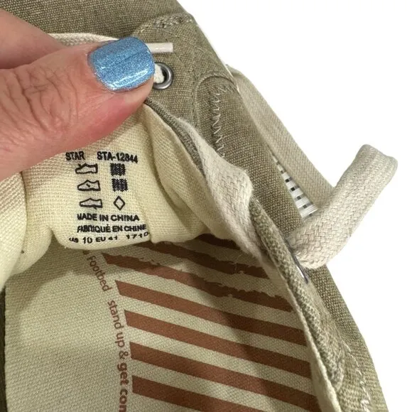 Taos Women 10 Star Sneaker Cushion Casual Comfort Tan Flat Athletic Walking Shoe