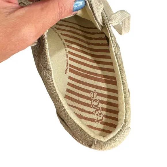Taos Women 10 Star Sneaker Cushion Casual Comfort Tan Flat Athletic Walking Shoe
