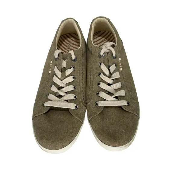 Taos Women 10 Star Sneaker Cushion Casual Comfort Tan Flat Athletic Walking Shoe