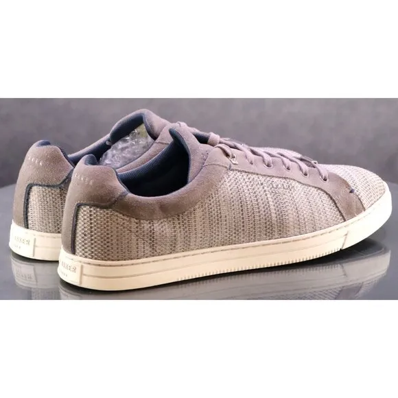 Ted Baker Demes Men's Knit Sneakers Shoes Size 10.5 Gray
