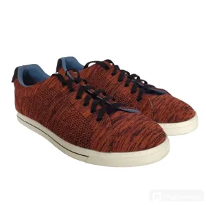 TED BAKER LONDON Chinat Knit Suede Sneakers Mens EU 44 US 11 Rust Black Shoe