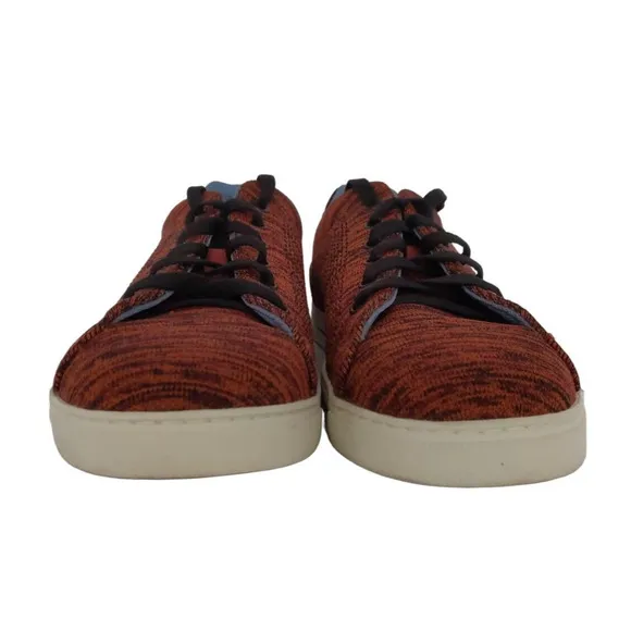 TED BAKER LONDON Chinat Knit Suede Sneakers Mens EU 44 US 11 Rust Black Shoe