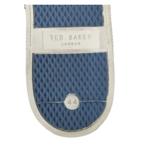 TED BAKER LONDON Chinat Knit Suede Sneakers Mens EU 44 US 11 Rust Black Shoe