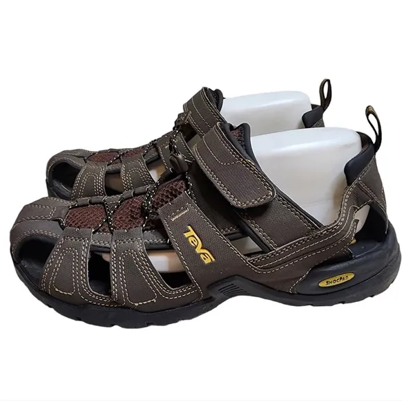 Teva Men's Forebay Sandal In Turkish Coffee.  Men's size 10.