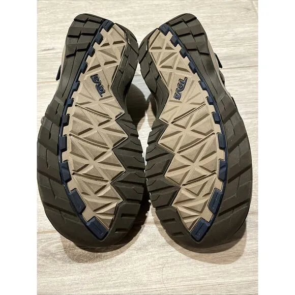 Teva Omnium 2 Hybrid Hiking Sandals Mens US 9 Water Shoe Bungee Outdoors Gray