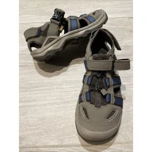 Teva Omnium 2 Hybrid Hiking Sandals Mens US 9 Water Shoe Bungee Outdoors Gray