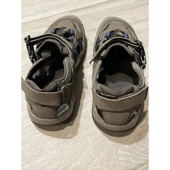 Teva Omnium 2 Hybrid Hiking Sandals Mens US 9 Water Shoe Bungee Outdoors Gray
