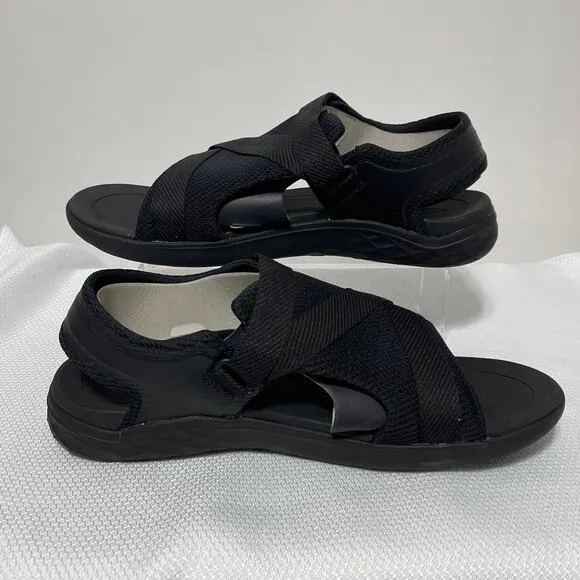 TEVA Sandals Men's 11 Black Terra Float 2 Hybrid Hiking Water Comfort Shoes NWB
