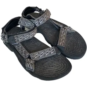 Teva Terradactyl Sandals Gray Grey Black Wave Pattern S6601 F10098J Mens 9