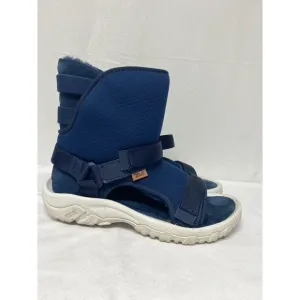 TEVA/ UGG COLLAB‎ Blue SHEEPSKIN HYBRID BOOT SANDALS, WOMENS US 8/ MEN US 6