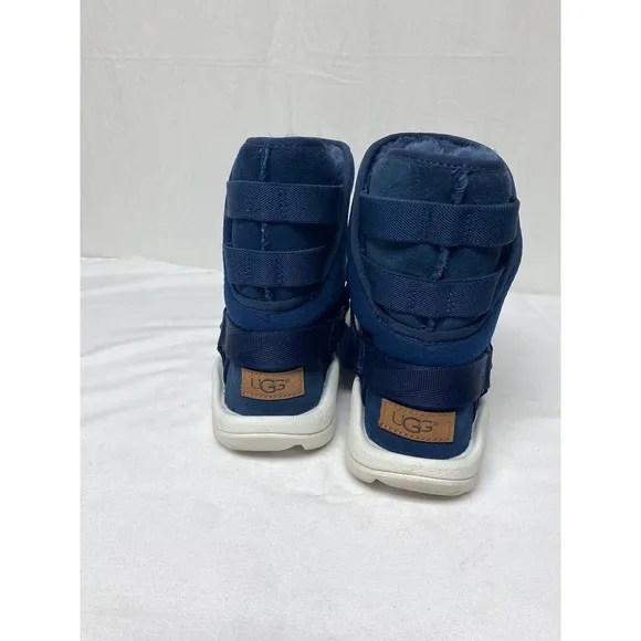 TEVA/ UGG COLLAB‎ Blue SHEEPSKIN HYBRID BOOT SANDALS, WOMENS US 8/ MEN US 6