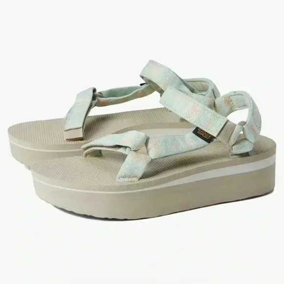 Teva Women’s Platform Sandals iridescence rutabaga 7