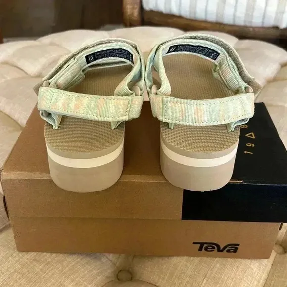 Teva Women’s Platform Sandals iridescence rutabaga 7