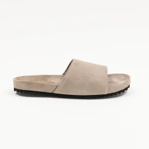 The Men's Store Men's Slip On Slide Sandals Stone Suide Size 11 (Store Display)