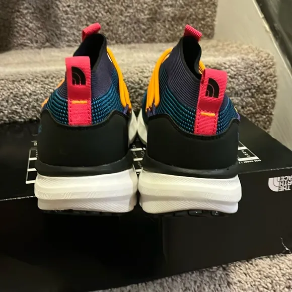 The North Face Sumida Moc Knit Pop shoes sneakers new black red Men’s Size 12