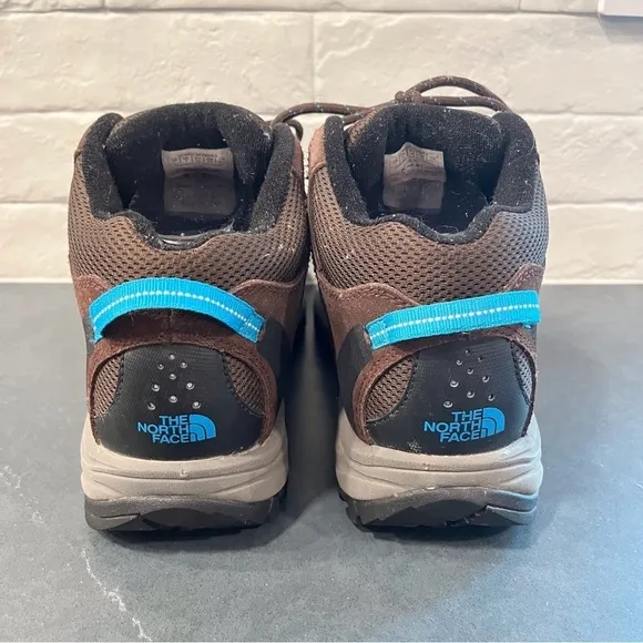 The North Face sz 7 brown leather hiking boots