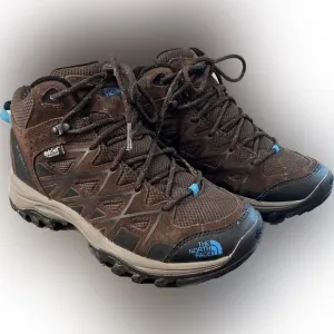 The North Face sz 7 brown leather hiking boots