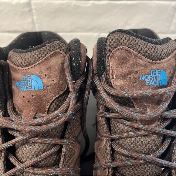 The North Face sz 7 brown leather hiking boots