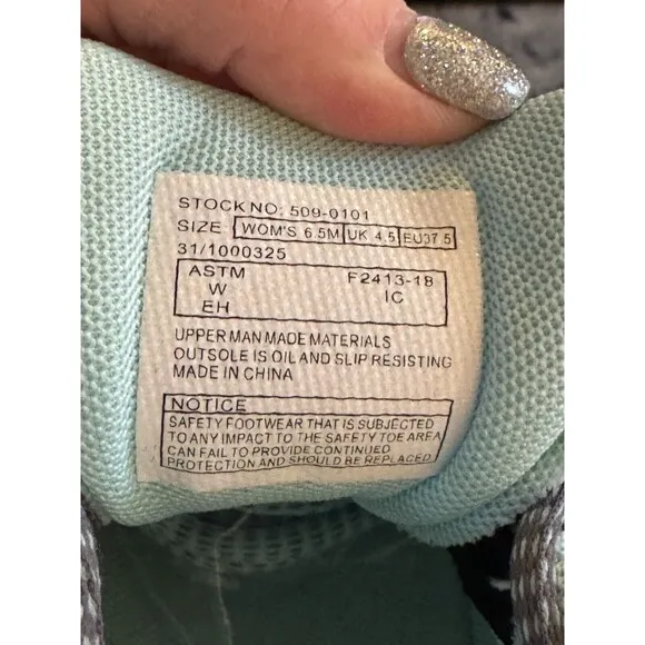 Thorogood Women’s Work Sneakers Sz. 6.5 AST Low Composite Toe Safety Work NWT