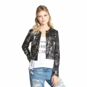 Tildon Graffiti Sequin Blazer