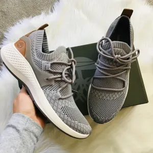 TIMBERLAND Grey Knit Sneakers