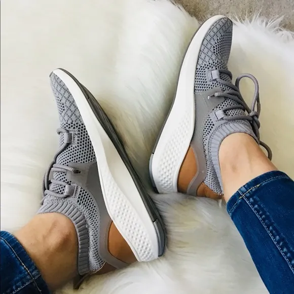 TIMBERLAND Grey Knit Sneakers