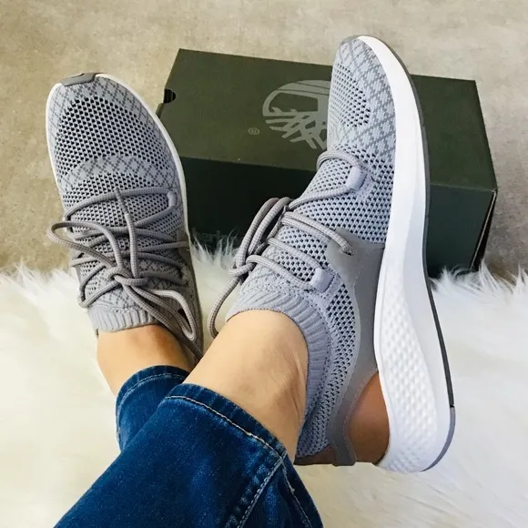 TIMBERLAND Grey Knit Sneakers