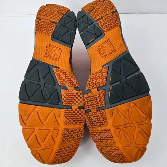 Timberland Men's Orange PRO Radius Knit Composite Toe Work Sneakers Size 14M