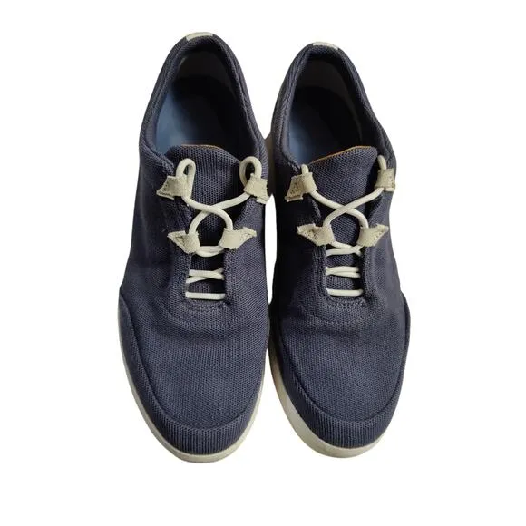 Timberland Men's Sz 11.5 Truecloud Knit Navy Blue Sneakers Lace Up